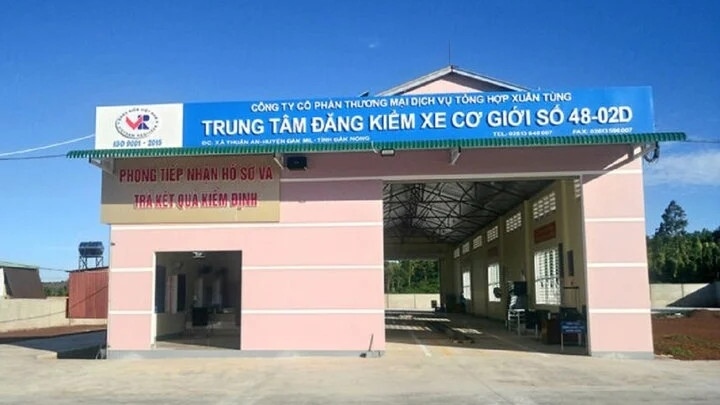 Trung tâm đăng kiểm xe cơ giới 48-02D.