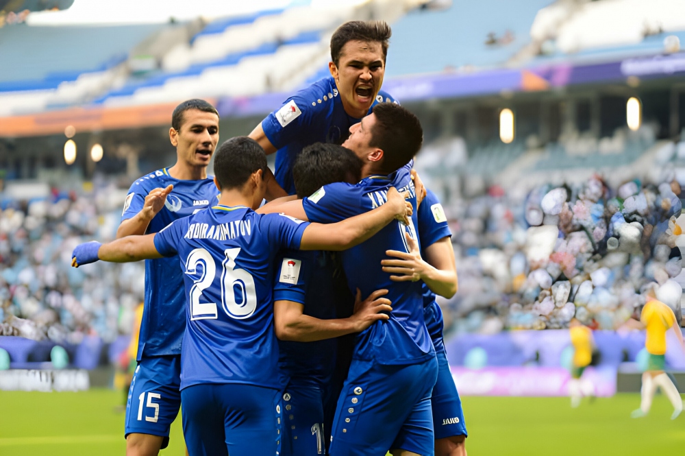 Uzbekistan bất bại tại vòng bảng Asian Cup 2023 (Ảnh: Getty)