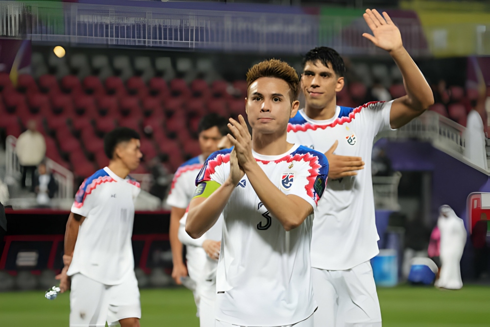 Thái Lan là đội duy nhất của Đông Nam Á tính tới lúc này đã có vé vào vòng 1/8 Asian Cup 2023 (Ảnh: Getty)