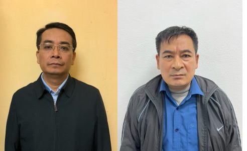 Ngô Quốc Trưởng (trái) và Trần Việt Hưng (Ảnh: C.A)