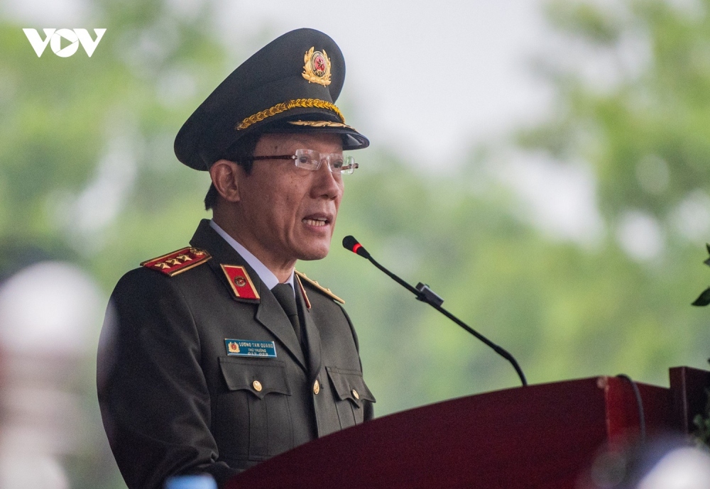 Phát biểu chỉ đạo tại lễ ra mắt, thượng tướng Lương Tam Quang, Thứ trưởng Bộ Công an, cho hay việc thành lập Đơn vị Cảnh sát GGHB số 1 là bước tiến mới, sau thành công bước đầu về việc cử các tổ công tác. Dưới hình thức đơn vị, thượng tướng Quang mong muốn Bộ Công an Việt Nam sẽ góp nhiều hơn nữa cho nhiệm vụ GGHB an ninh quốc tế và khu vực.