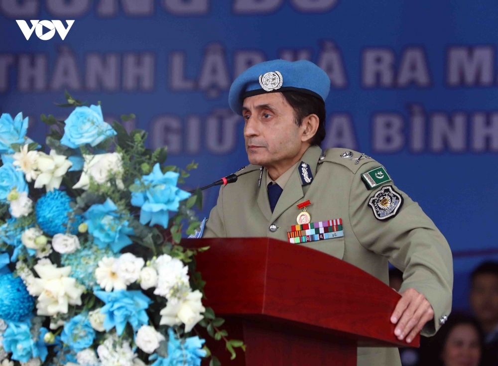 Tư lệnh Faisal Shakar, cố vấn Cảnh sát Liên Hợp Quốc cho biết: "Liên Hợp Quốc đánh giá cao sự phối hợp và hỗ trợ của Bộ Công an Việt Nam và mong muốn tiếp tục nhận được sự hỗ trợ của quý Bộ trong tương lai".