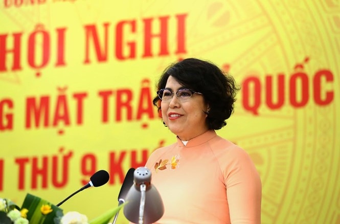 Tân Phó Chủ tịch Ủy ban Trung ương MTTQ Việt Nam Tô Thị Bích Châu (Ảnh: Tạp chí Mặt trận)