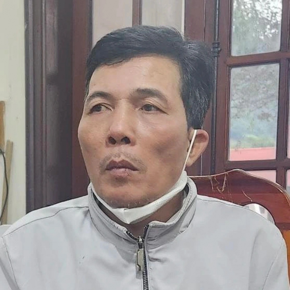 Dương Văn Nhất tại cơ quan công an (Ảnh: Công an Tuyên Quang).