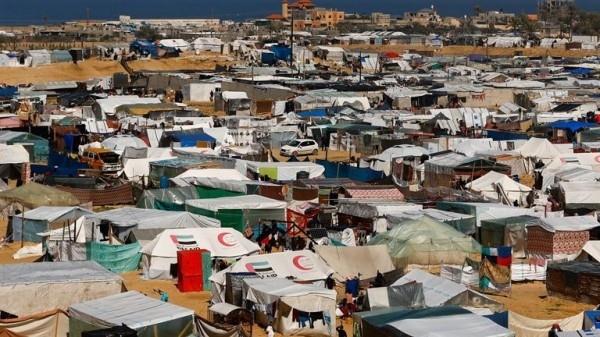 Một khu lều tạm của người Palestine tị nạn tại thành phố Rafah ở phía Nam Dải Gaza. Ảnh: GettyImages