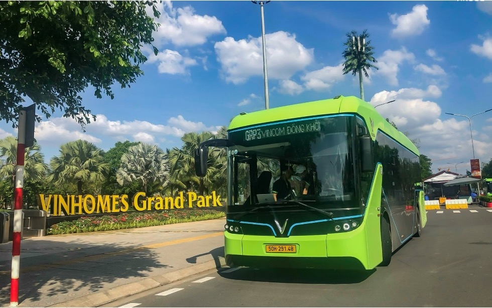 Tuyến VinBus mang lại nhiều giá trị cho cộng đồng cư dân Vinhomes Grand Park