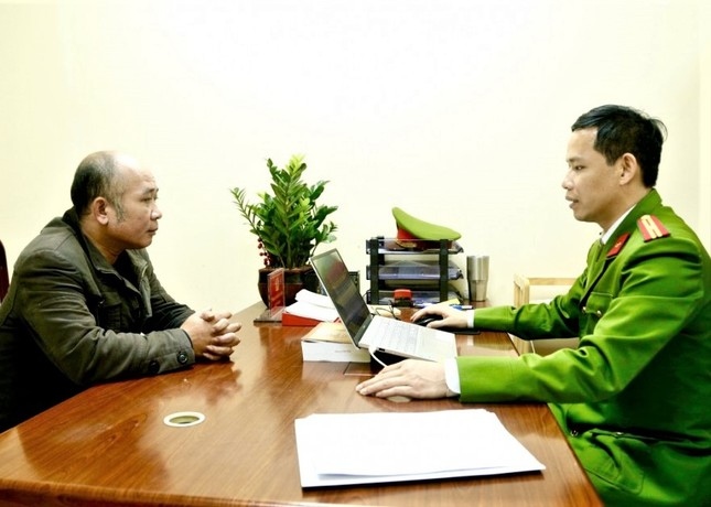Cơ quan điều tra làm việc với Trần Quang Anh.