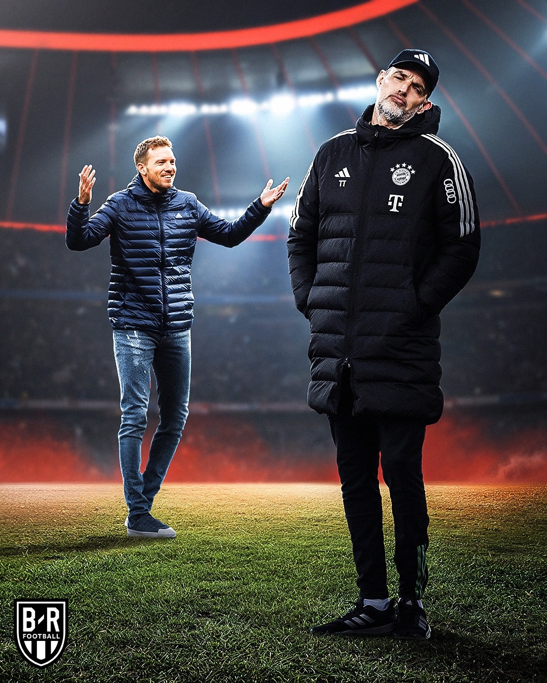 Bayern Munich và HLV Thomas Tuchel sẽ chia tay vào cuối mùa giải này. (Ảnh: Bleacher Reports)