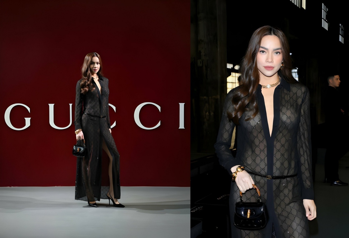 Gucci ra mắt bộ sưu tập Thu - Đông 2024 trong khuôn khổ Tuần lễ thời trang Milan (Ý) vào tối 23/2 (giờ Việt Nam). Hồ Ngọc Hà là đại diện Việt Nam duy nhất góp mặt tại sự kiện này. Nữ ca sĩ Việt đến dự show (buổi biểu diễn) thời trang với tư cách Friend Of House (bạn thân thương hiệu). (Theo: Dân Trí)