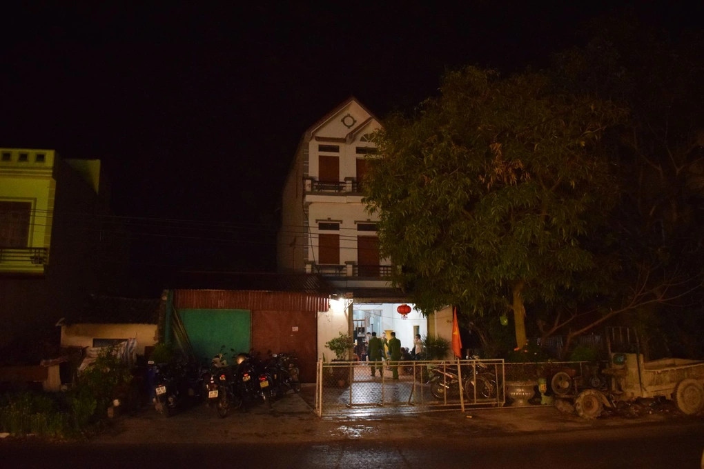 Ngôi nhà nơi xảy ra án mạng (Ảnh: Công an Bắc Giang).