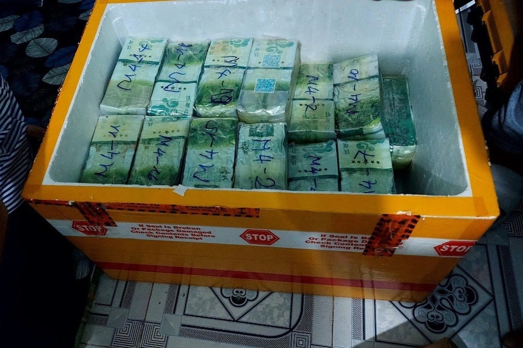 Kết thúc chuyên án, thu giữ hơn 65kg ma túy các loại (Ảnh: Công an cung cấp)