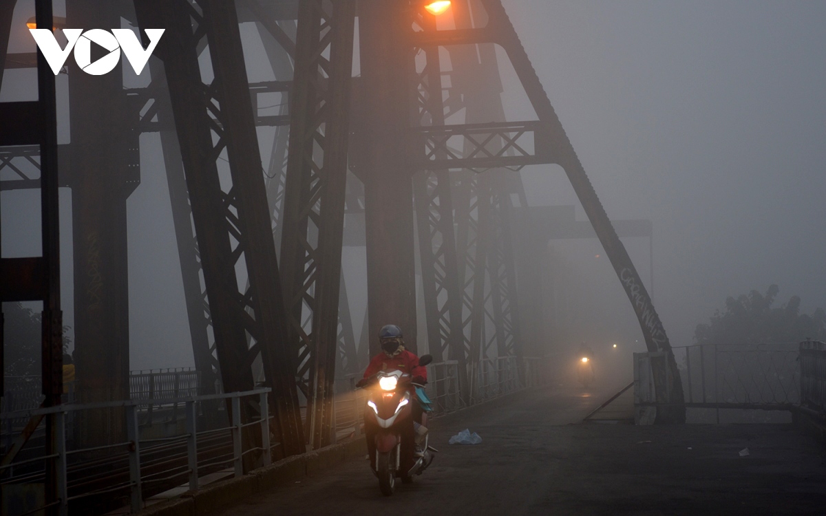 Most car and bike drivers move slowly in such adverse weather conditions.