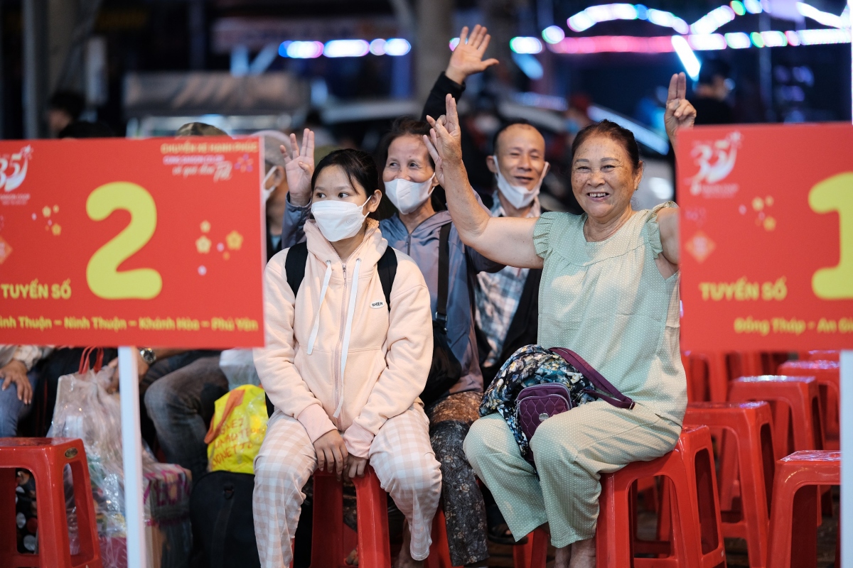 900 người lao động được Chuyến xe hạnh phúc đưa về quê và hoàn toàn miễn phí