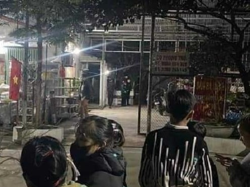 Khu vực nhà trọ của chị Th. nơi xảy ra vụ án