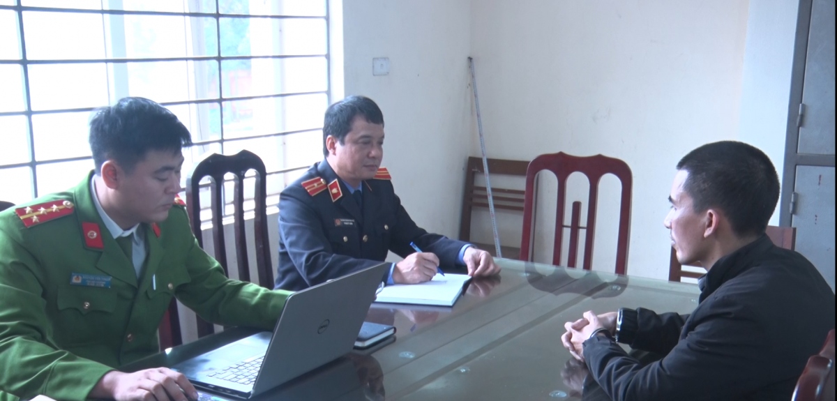 Đinh Văn Cường tại cơ quan điều tra