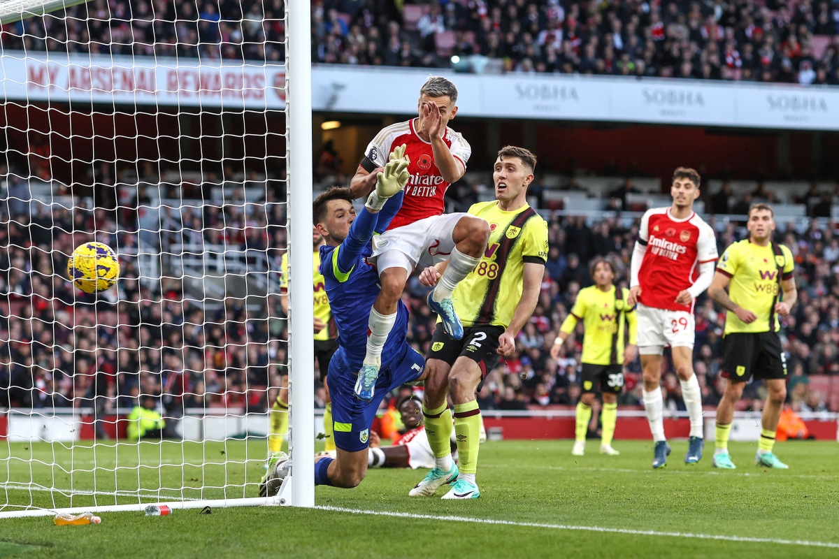 Arsenal đã thắng Burnley 3-1 ở trận lượt đi mùa này. (Ảnh: Getty)