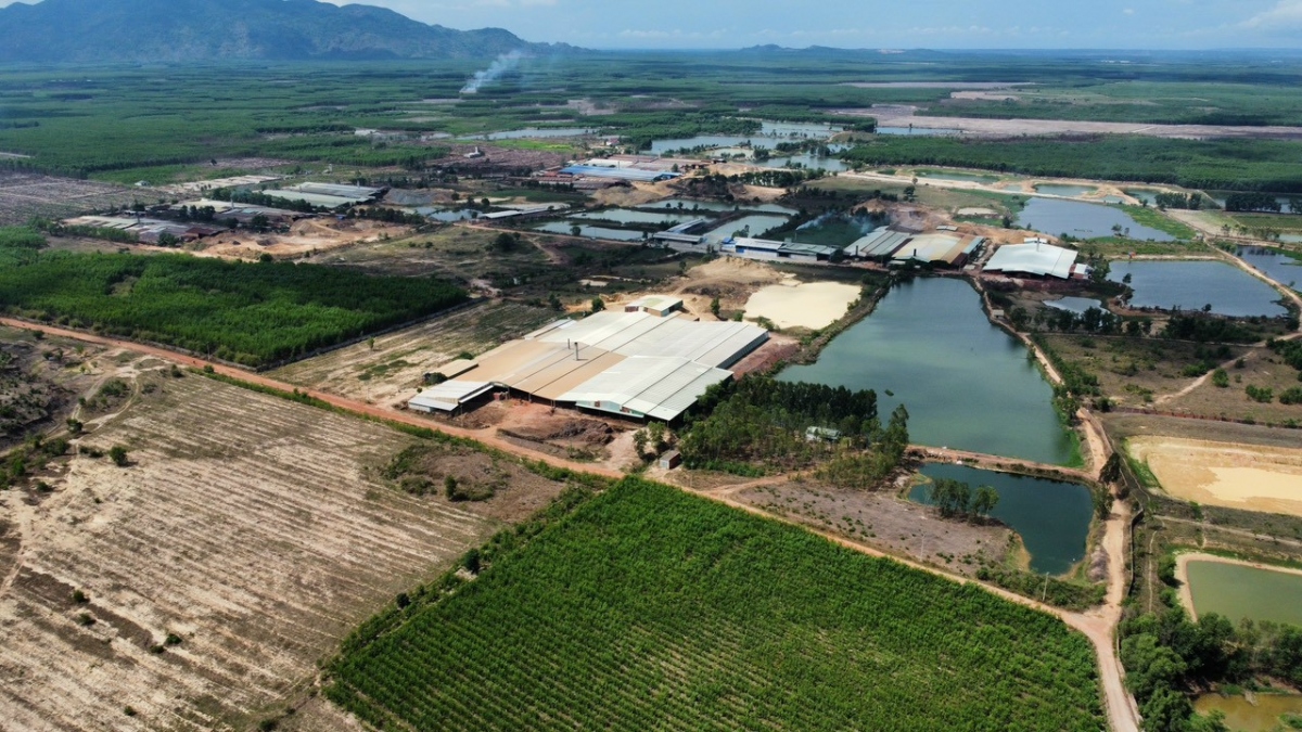 Một góc xã Xuân Hưng, huyện Xuân Lộc (Ảnh: M.T)