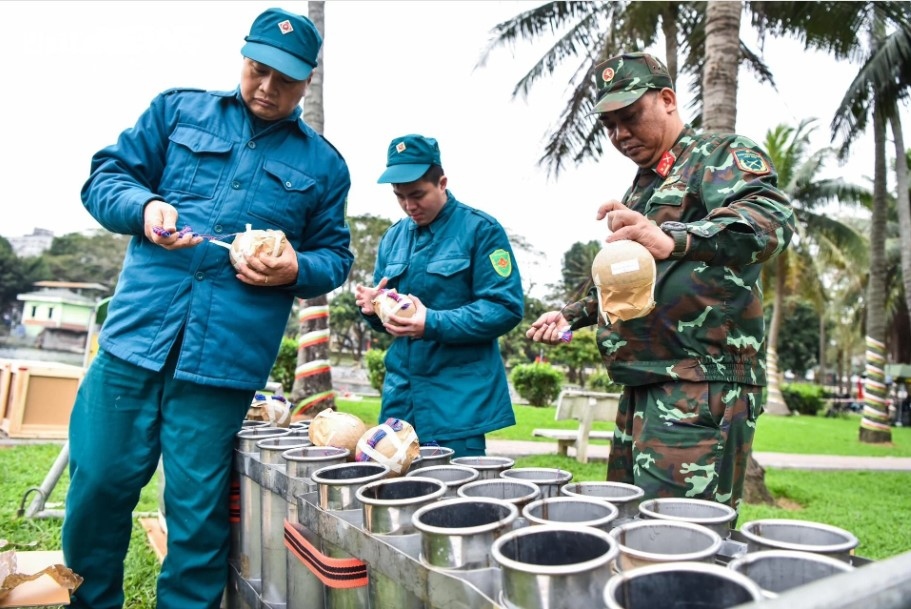 Soldiers have made thorough preparations in various techniques, with the aim to leave a lasting impression on spectators.