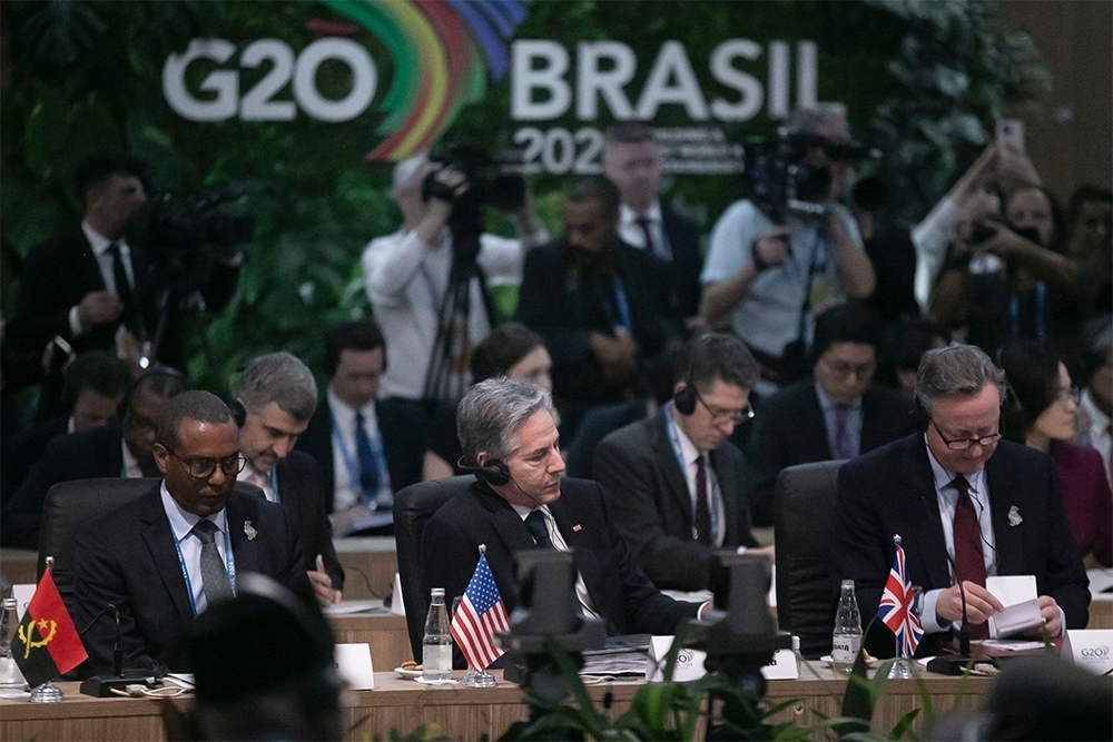 Hội nghị Ngoại trưởng G20 tại Rio de Janeiro (Ảnh: AP)