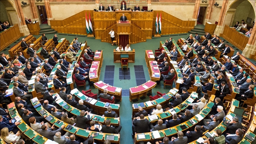 Quốc hội Hungary sẽ có phiên họp bất thường vào ngày 5/2 theo đề xuất của phe đối lập. Ảnh: AA