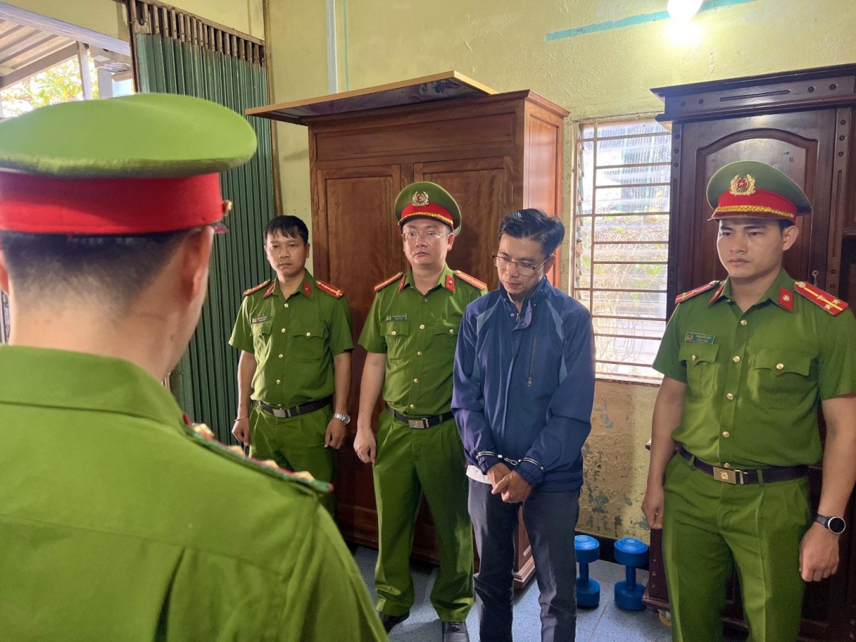 Khởi tố bắt tạm giam đối với ông Trần Quốc Lợi. (Ảnh: Công an cung cấp)