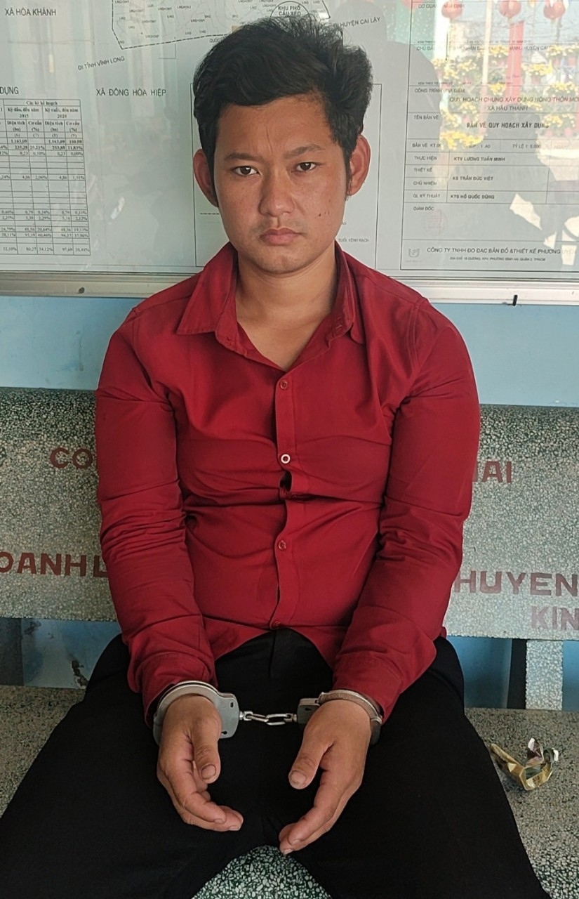 Lê Huỳnh Hải - đối tượng ném trẻ em xuống sông đã bị khởi tố.