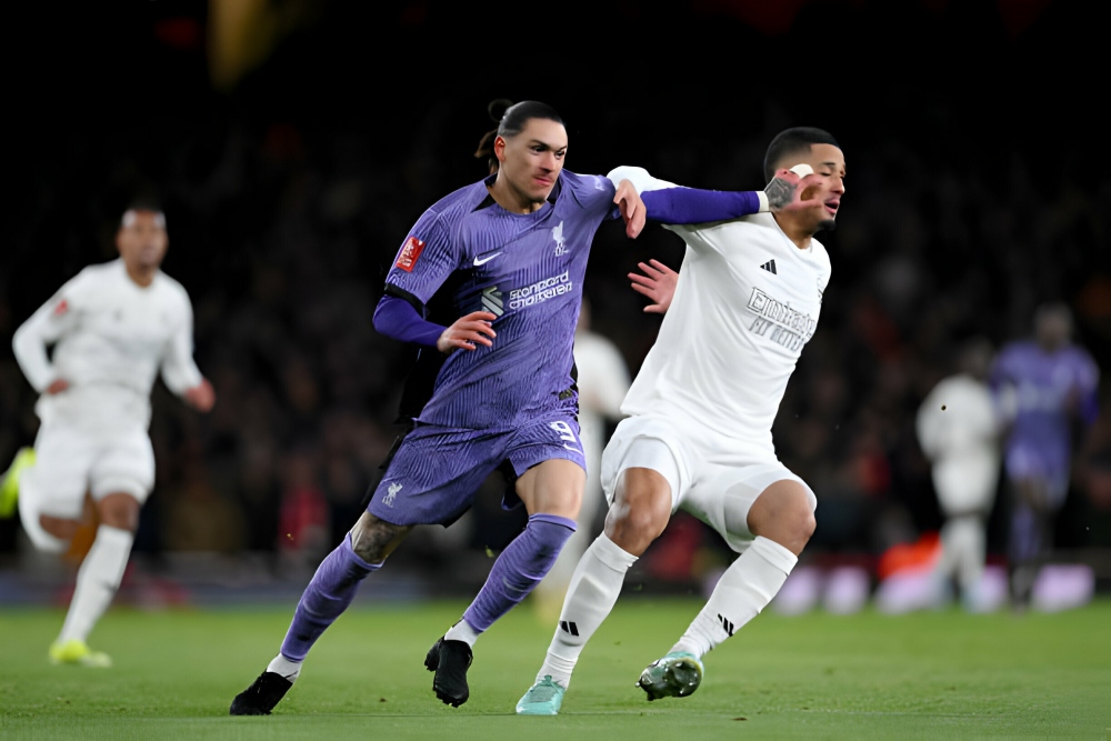 Liverpool thắng Arsenal 2-0 ở lần đối đầu gần nhất (Ảnh: Getty)