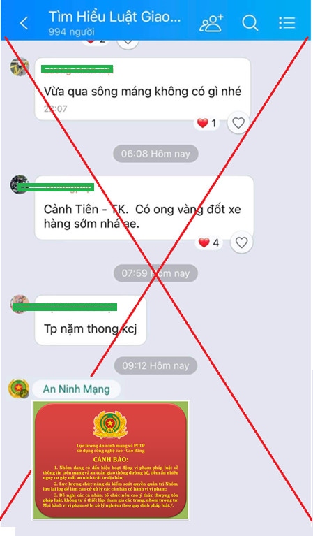 Một số hội, nhóm trên mạng xã hội được phát hiện