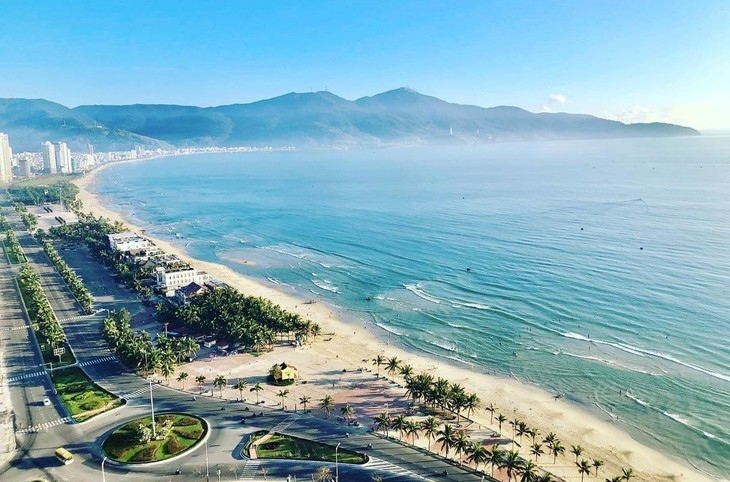 My Khe Beach in in the central city of Da Nang (Photo: Ngo Anh/Instagram)