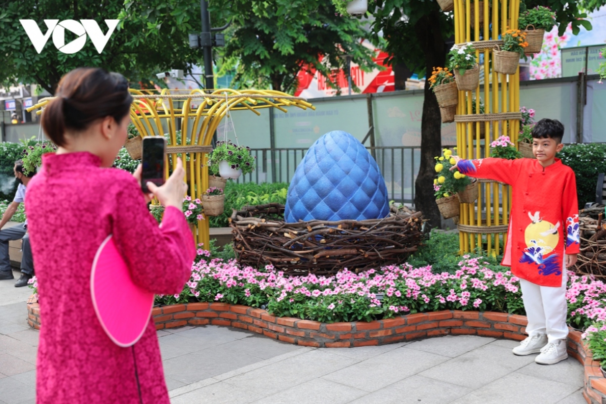 The annual flower show, which showcases the festive culture of Tet, has become hugely popular and attracts more than a million visitors each year.