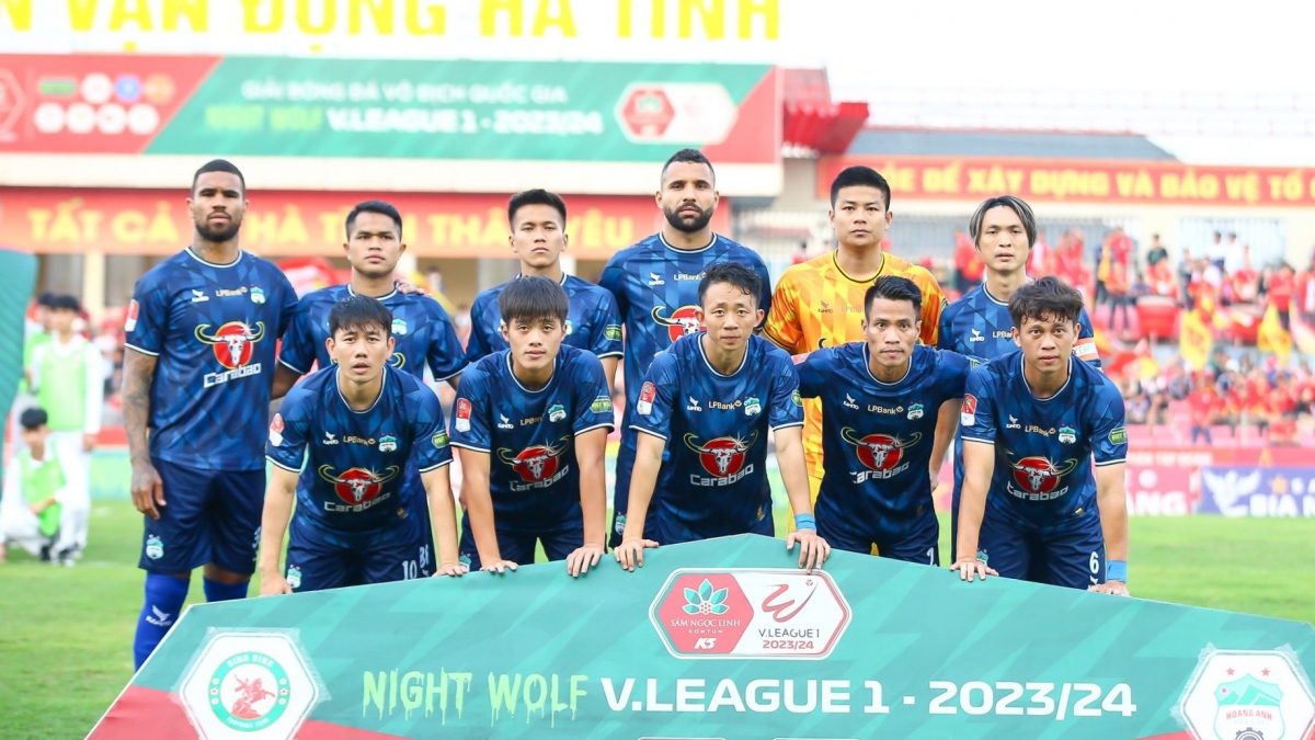 HAGL mới thắng được 1 trận sau 9 vòng đấu của V-League 2023/2024 (Ảnh: VPF)
