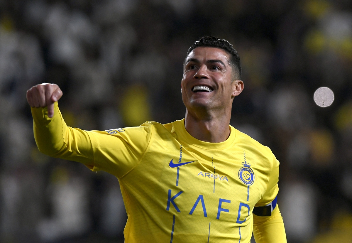 Ronaldo mở tỷ số ở phút 17 (Ảnh: Reuters)