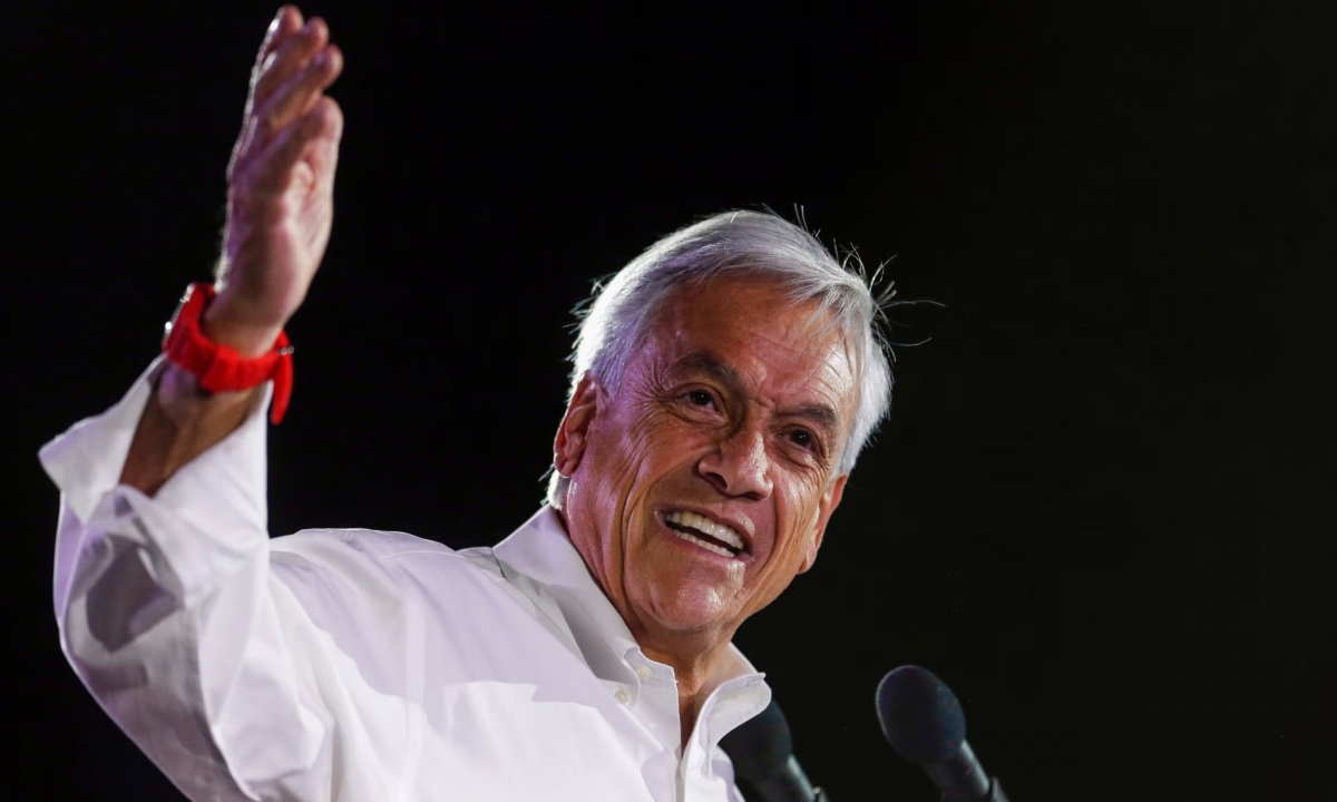 Cựu Tổng thống Chile Sebastian Pinera. Ảnh: AP