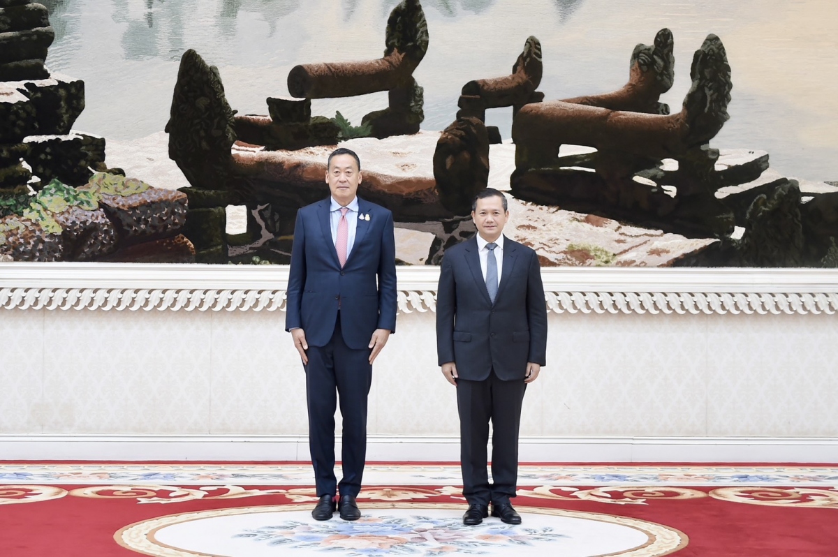 Thủ tướng Thái Lan thăm chính thức Campuchia ngày 28/9/2023. Nguồn: Chính phủ Thái Lan