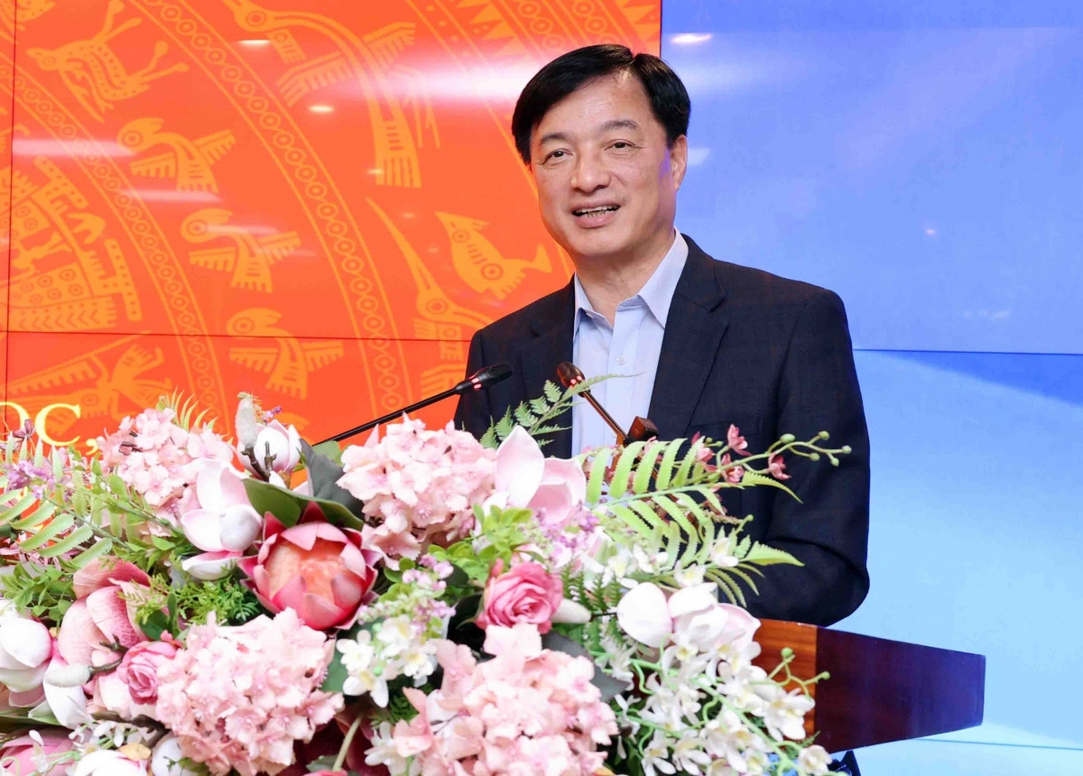 Thượng tướng Nguyễn Duy Ngọc, Ủy viên Trung ương Đảng, Thứ trưởng Bộ Công an phát biểu khai mạc Hội thảo.