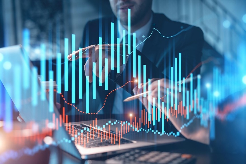 VN-Index có thể sẽ giằng co quanh ngưỡng 1.200 điểm (Ảnh minh họa: KT)