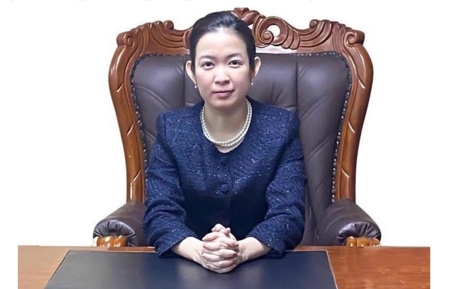Bà Trần Mỹ Linh, Chủ tịch HĐQT, kiêm Đại điện pháp luật Công ty cổ phần Phát triển Nhà ở Bắc Từ Liêm.