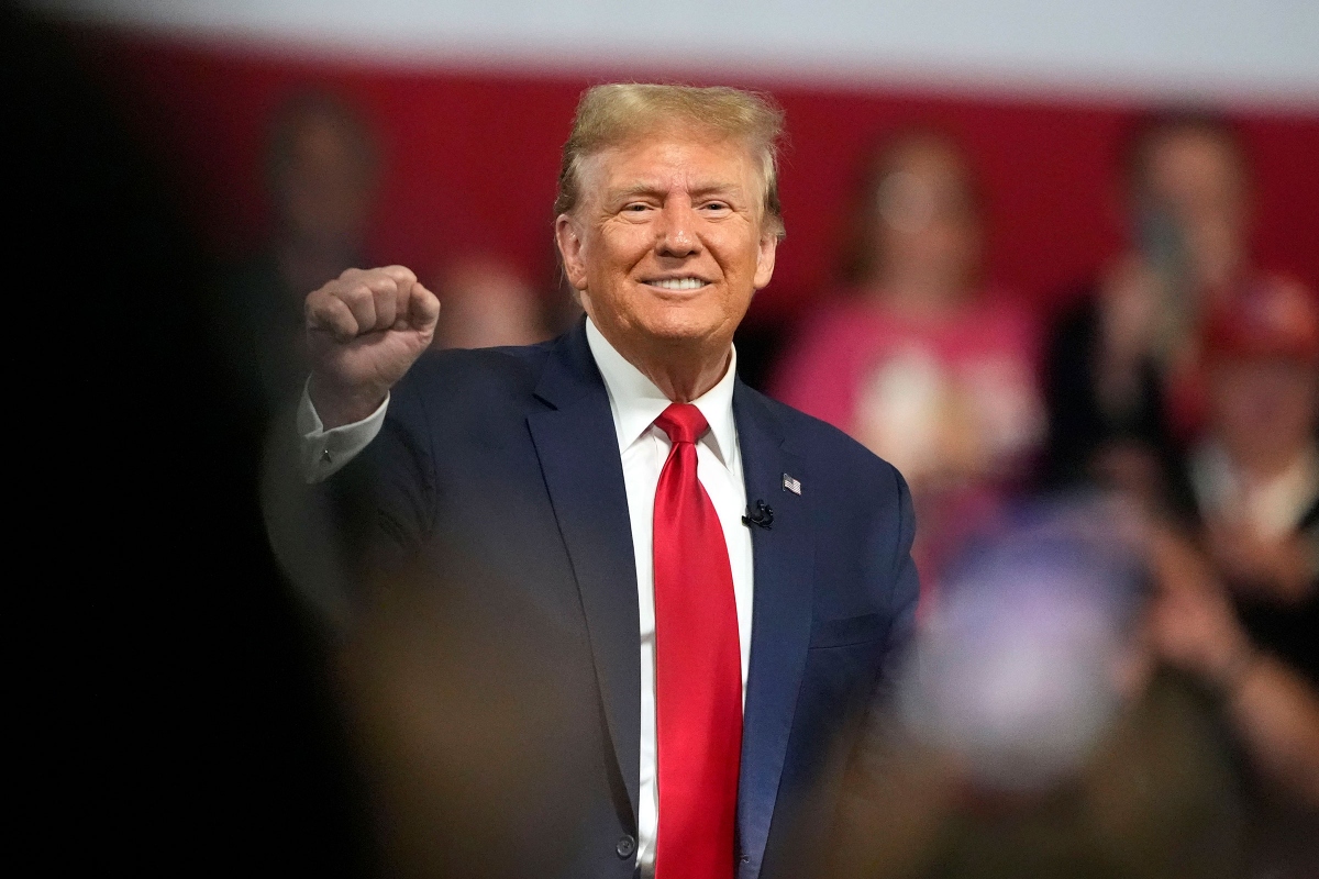 Cựu Tổng thống Donald Trump giành chiến thắng trước đối thủ Nikki Haley tại bang Nam Carolina. Ảnh: AP
