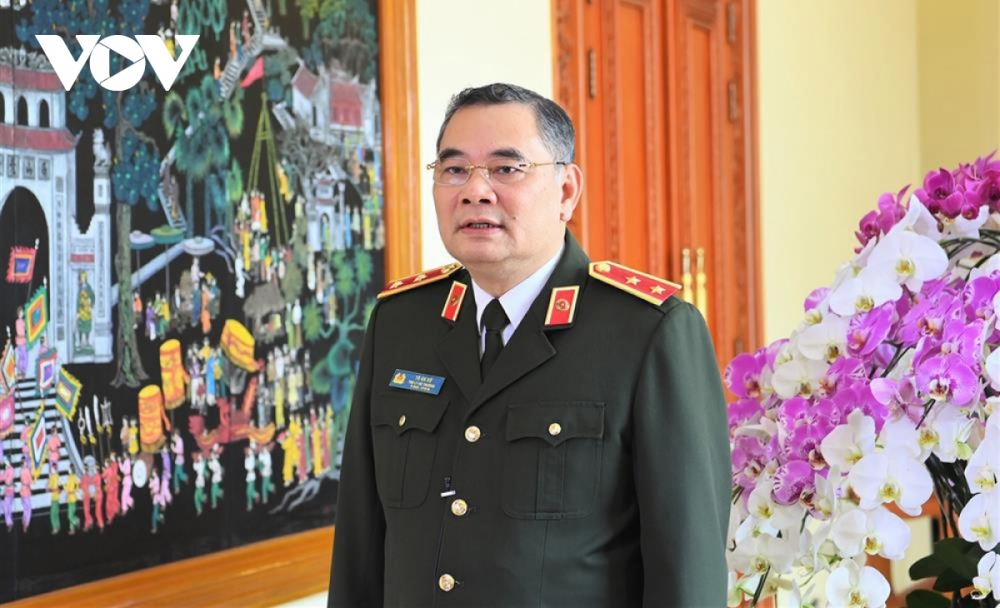 Trung tướng Tô Ân Xô, người phát ngôn Bộ Công An