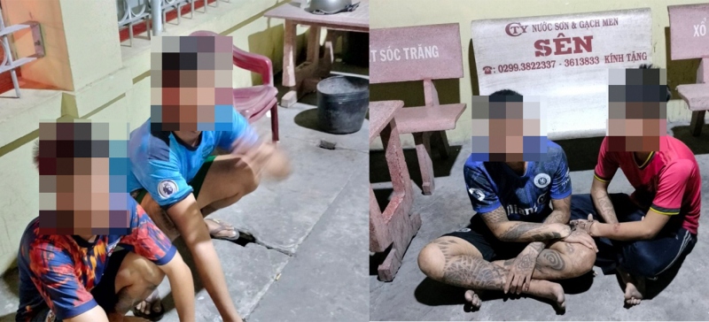 Một số học viên bỏ trốn được cơ quan chức năng tỉnh Sóc Trăng đưa trở lại cơ sở ngày 25/2.