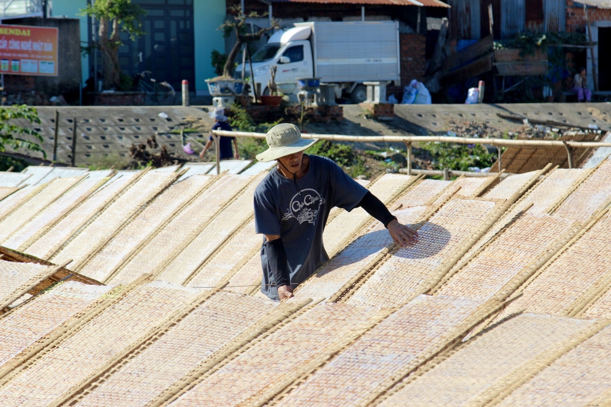 The next step is for the makers to dry them in the sun.