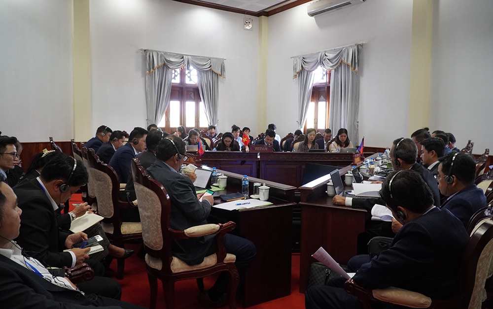 Quang cảnh Hội nghị Tiểu ban Kinh tế lần thứ 12 khu vực Tam giác phát triển CLV