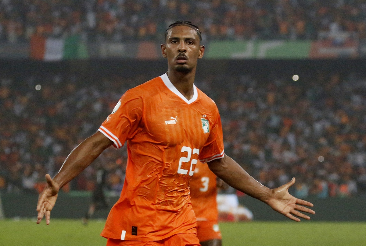 Haller ghi bàn giúp Bờ Biển Ngà thắng CHDC Congo 1-0. (Ảnh: Reuters)