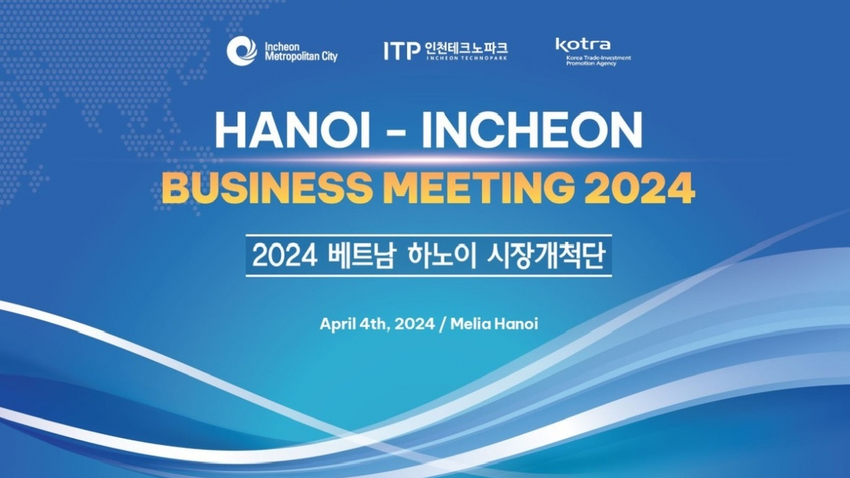 Đoàn 30 doanh nghiệp xuất khẩu đến từ thành phố Incheon Hàn Quốc sắp có buổi giao thương trực tiếp (1:1) với các nhà nhập khẩu Việt Nam - Ảnh: KOTRA Hanoi