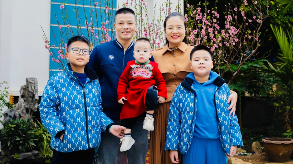 Gia đình nhỏ là nguồn động lực to lớn của Phạm Anh Quý
