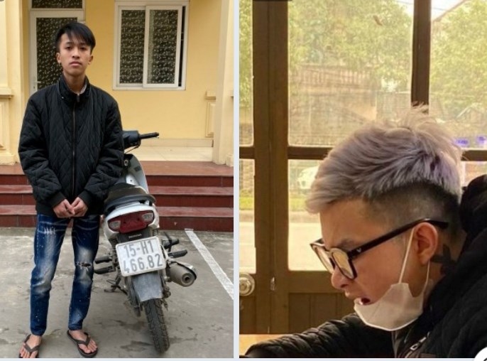 Hai trường hợp có hành vi bốc đầu xe được cơ quan chức năng xác minh, xử lý (Ảnh: CA Hải Phòng)