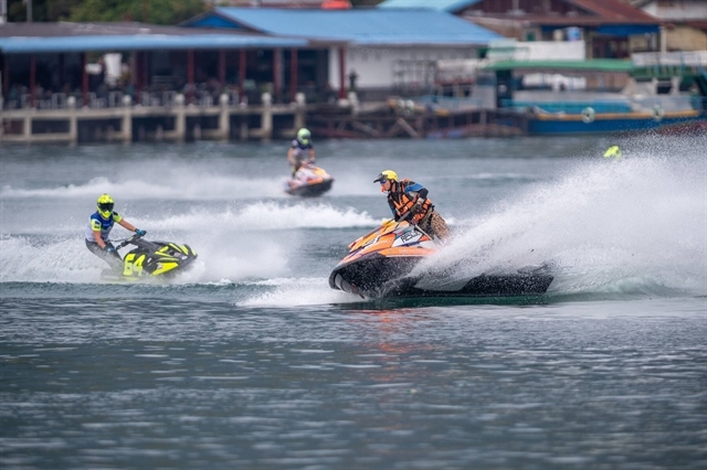 Athletes in action at the world opening event in Indonesia in early March