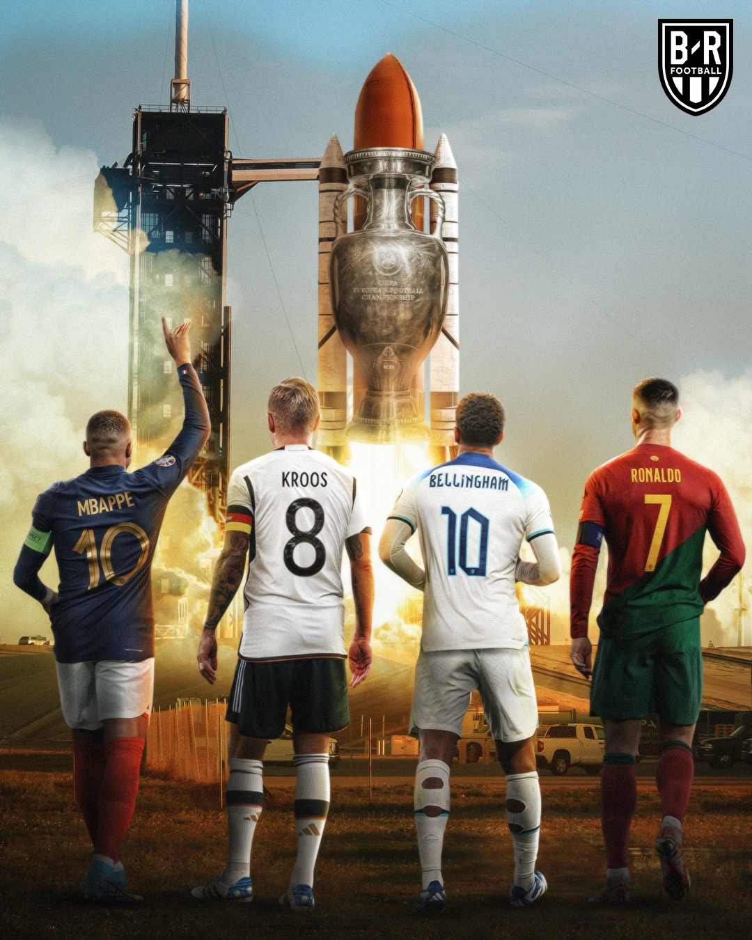 Chỉ còn 100 ngày nữa là đến EURO 2024. (Ảnh: Bleacher Reports)