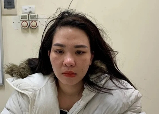 Nguyễn Thị Mai tại cơ quan công an. (Ảnh: VKSND tỉnh Bắc Ninh)
