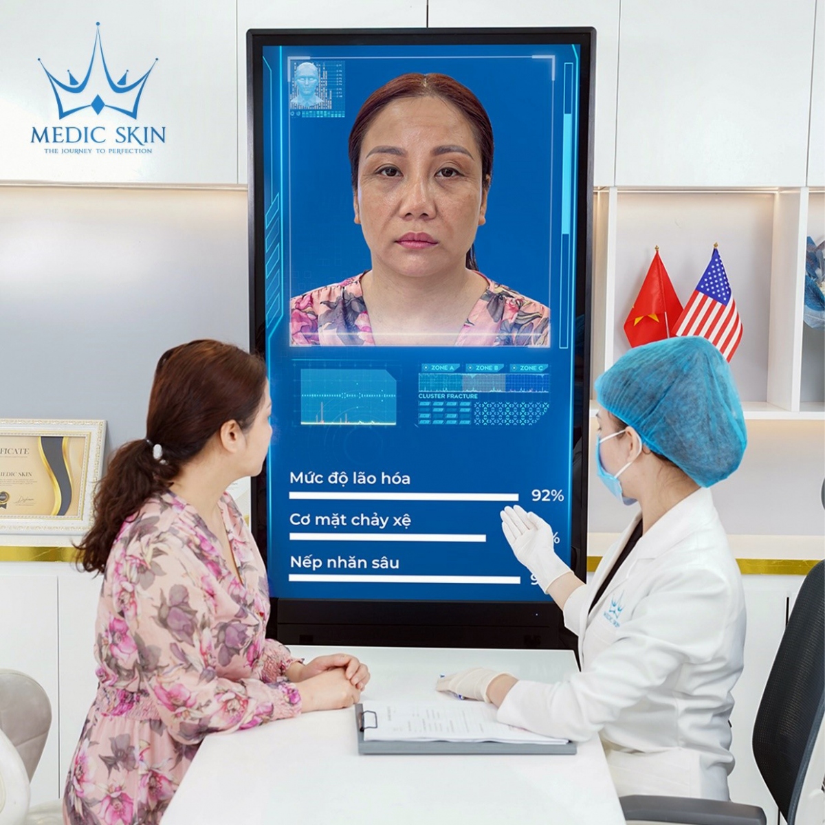 Các khách hàng đều được bác sĩ thăm khám tỉ mỉ, đưa ra phác đồ riêng biệt